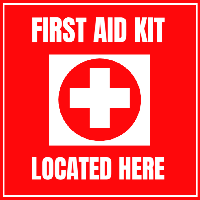 Red Modern & Minimal First Aid Kit Pos Instagram Template | PosterMyWall