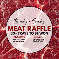 meat raffle Template | PosterMyWall