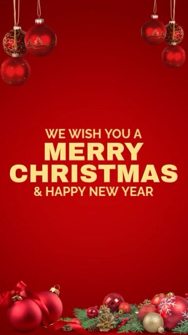 Copy of Red Modern & Minimal Merry Christmas Reel Instagram | PosterMyWall