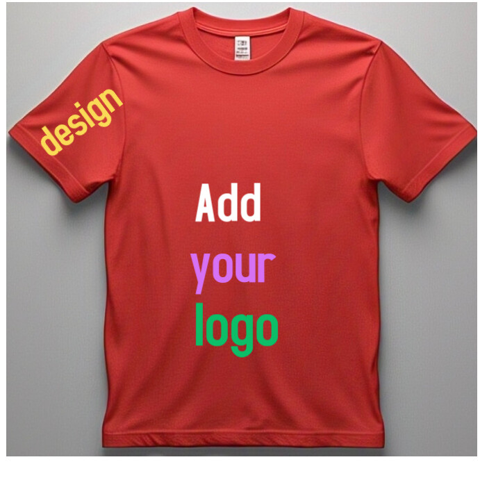Red Modern & Minimal Mock-up Tshirt Editable Design Template  Instagram Post