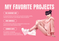 Rouge Model Portfolio A4 Template - Page 4