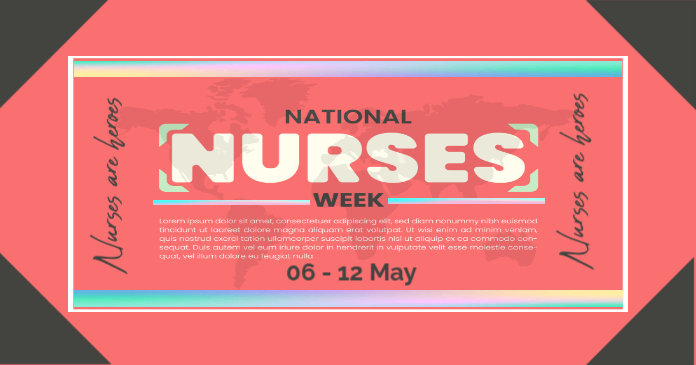 White Nurses Week Facebook Post Template | PosterMyWall