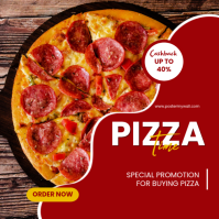 Rood Pizza Promotion Instagram Post Template