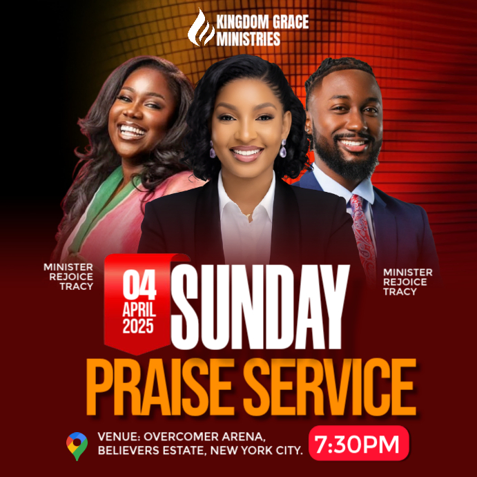 Praise Service Event Template | PosterMyWall