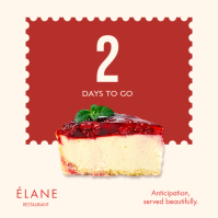 Red Restaurant Opening Countdown โพสต์บน Instagram Template - Page 4