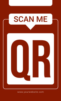 Red Modern & Minimal Scan Here Us Legal template