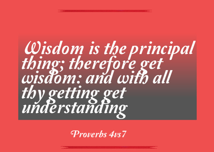 Red Modern & Minimal Scripture Verse  Postcard template