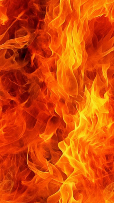 Red Modern & Minimal Fiery Flames Abstract Wallpaper Digital Display (9:16) template