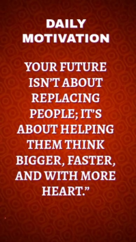 Red Motivational Quote Instagram Reel Template