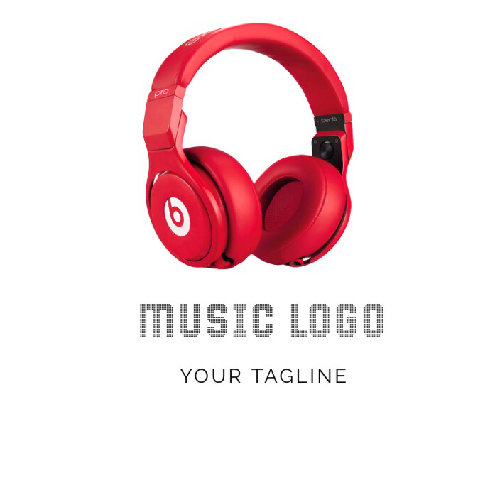 RED Music Logo Logo Templat | PosterMyWall