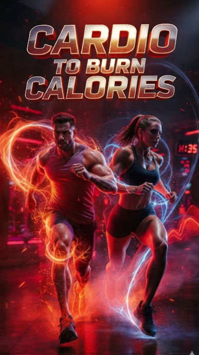 Plantilla de Red Neon Cardio Workout Instagram Story | PosterMyWall