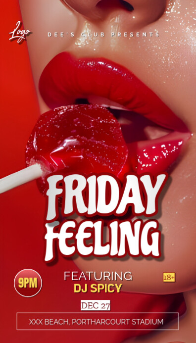 Red Neon Red Background Gradient Friday Feeling  Business Card template