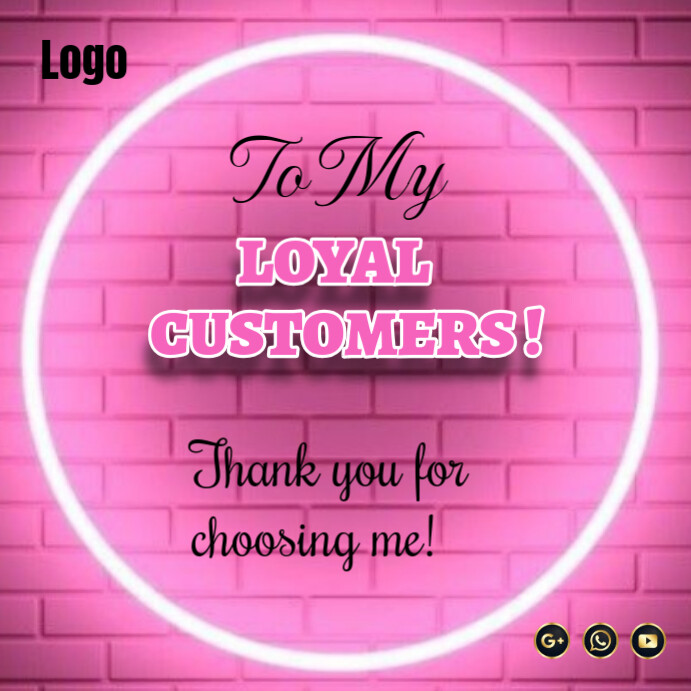 Copy of Red Neon Thank You Instagram Post | PosterMyWall