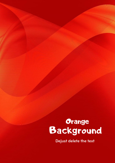 Red Orange Background A4 Templat | PosterMyWall