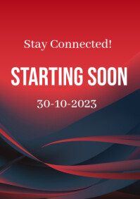Starting soon Template | PosterMyWall