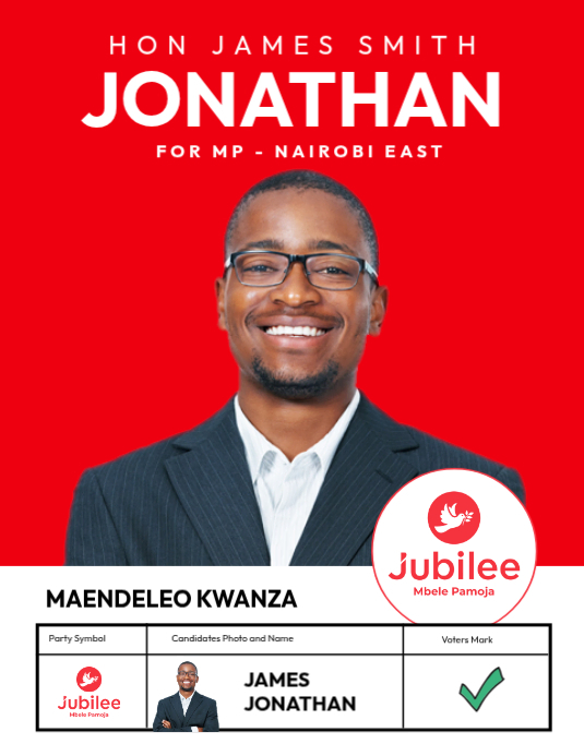 Red Political Campaign Flyer Template | PosterMyWall