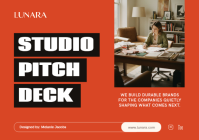 Rojo Branding Studio Pitch Deck A4 Template - Page 1