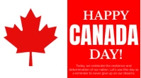Red Professional Canada Day Digital Display (16:9) template