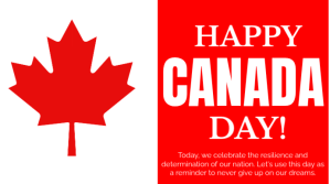 Red Professional Canada Day Digital Display (16:9) template
