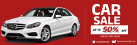 Red Professional Car Sale Email Header ส่วนหัวอีเมล template