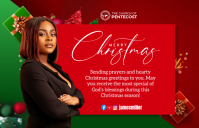 Rojo Christmas Greetings Tabloid Template