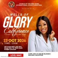 Red Church Conference Instagram Post Template