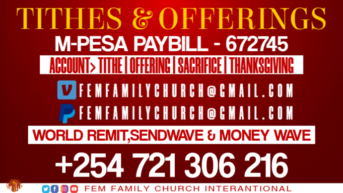 Red Professional Church Donations Digital Display Template | PosterMyWall