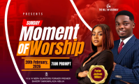 Red Professional Church Event US Legal template
