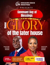 Red Professional Church  Flyer (us Letter) template