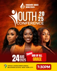 Red Professional Church  Instagram Portrait template