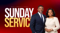 Merah Church Service Digital Display Template