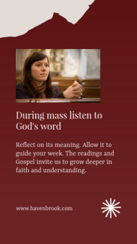 Czerwony Church Service Preparation Instagram Story Template - Page 3