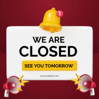 Closed template | PosterMyWall