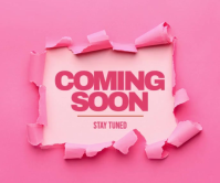 Red Professional Coming Soon  Large Rectangle template