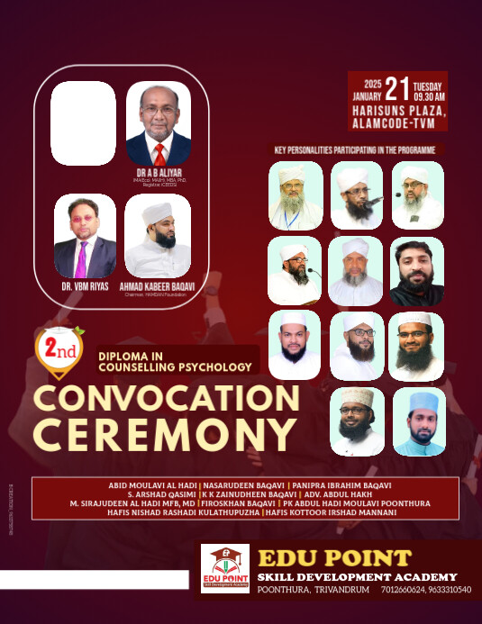 Red Professional Convocation Guest Flyer (us Letter) Template ...