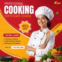 Rouge Cooking Course Promotion Instagram-opslag Template