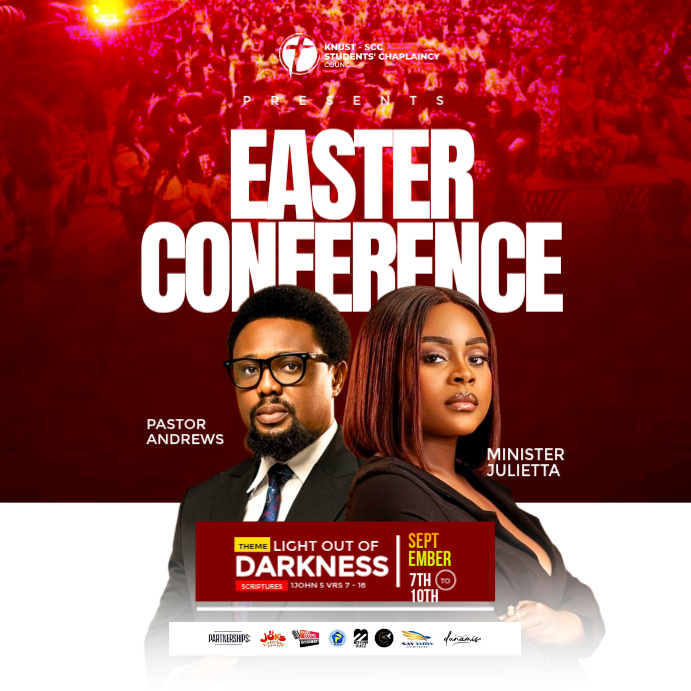 Copy of Red Professional Easter Conference Instagram Post | PosterMyWall