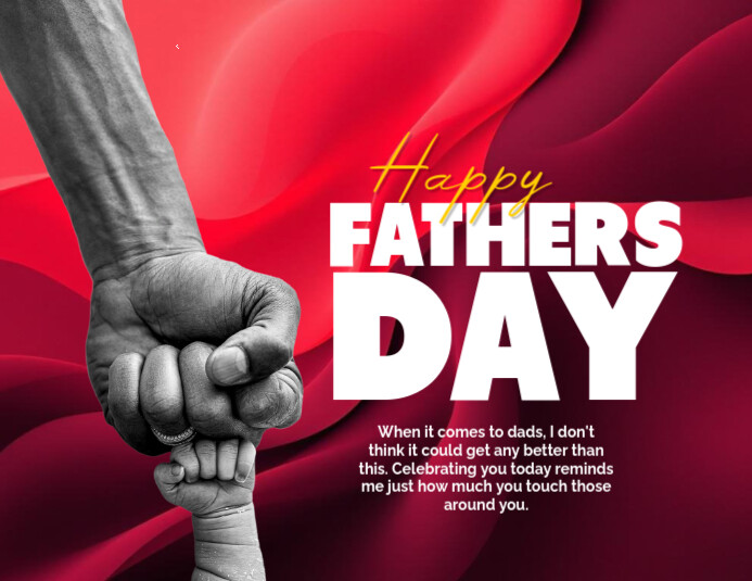 Copy of Red Professional Father's Day Flyer (us Letter) | PosterMyWall