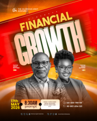 Rouge Financial Growth Event Instagram Portrait Template