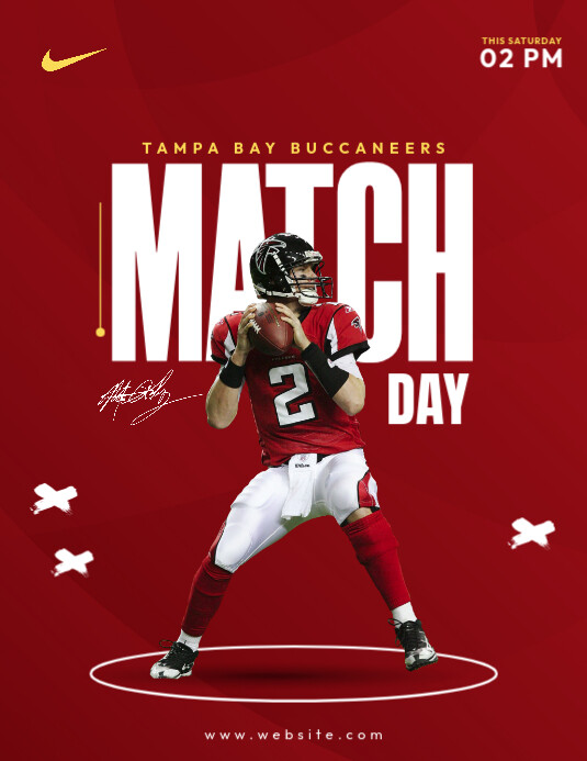 Copia De Red Professional Football Match Flyer us Letter PosterMyWall copia-de-red-professional-football-match-flyer-us-letter-postermywall