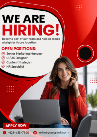 Putih Job Recruitment A4 Template