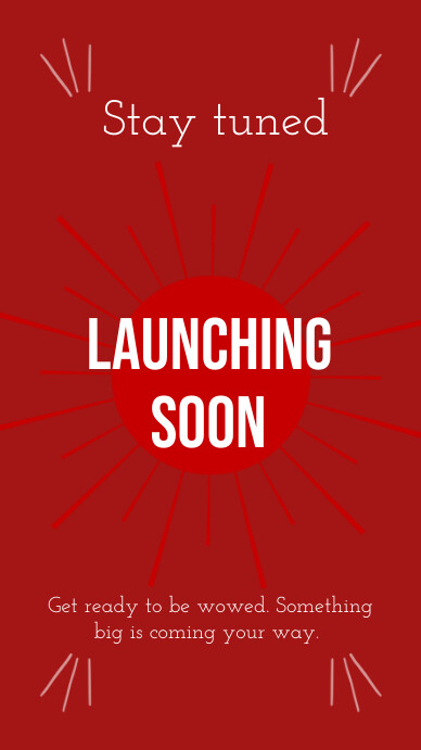 Launching Soon Notification Plantilla de Red Professional Launching Soon Notice Insta | PosterMyWall
