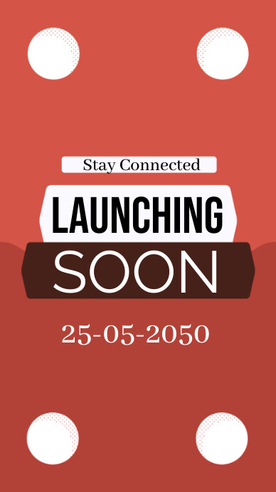 Plantilla de Red Professional Launching Soon Notice Insta | PosterMyWall