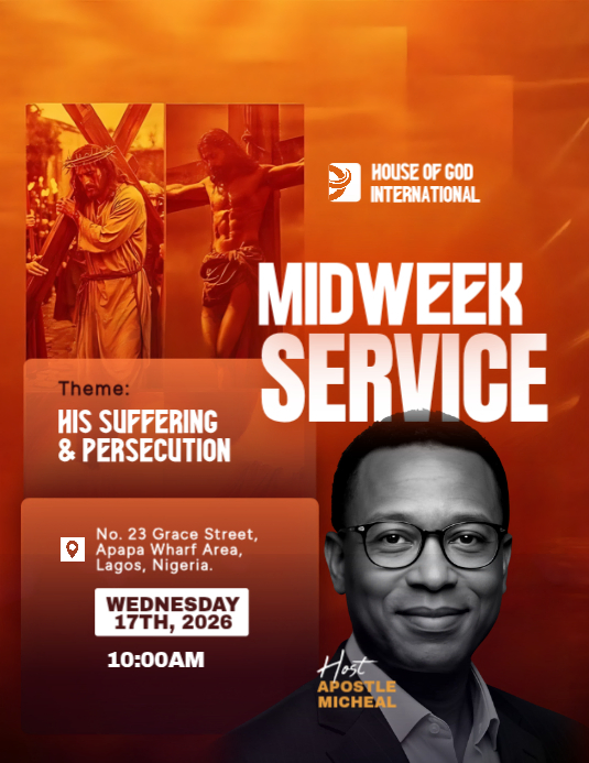 Midweek Church Service Flyers Template | PosterMyWall