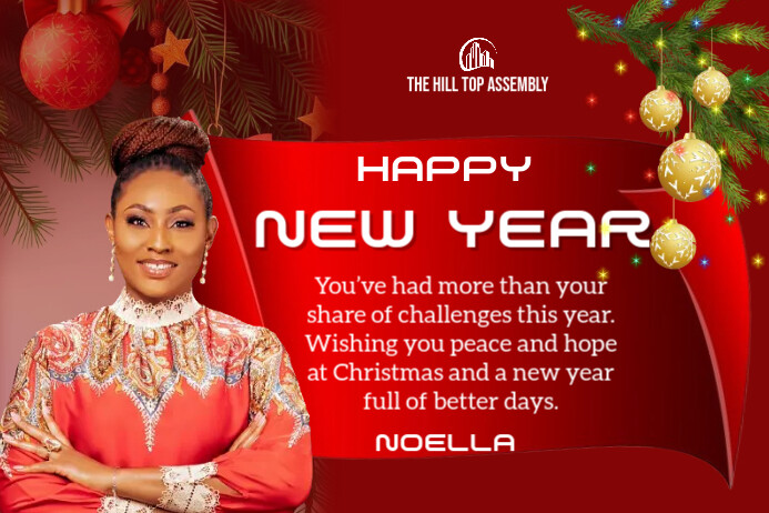 Red Professional New Year Poster Template | PosterMyWall