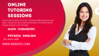 Merah Online Tutoring Nagłowek bloga Template