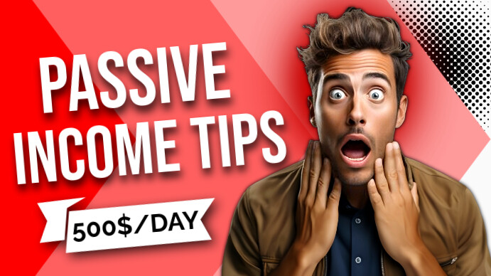 Red Incom Copy of Red Professional PASSIVE INCOME TIPS Youtube Thumbnail ...