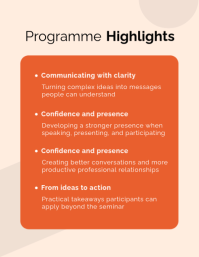 Red Professional Development Seminar Iflaya Template - Page 4