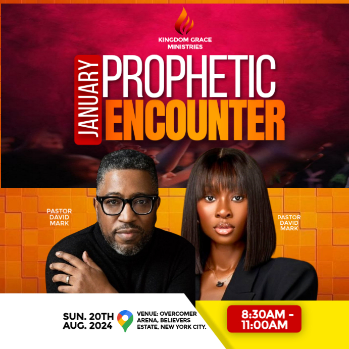 Prophetic Encounter Event Template | PosterMyWall