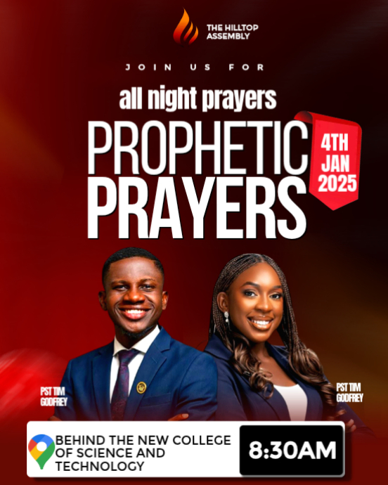 Prophetic Prayer Event Template | PosterMyWall